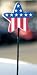 Patriotic Red, White and Blue American Flag Car Antenna Topper
