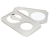 Crestware Adaptor Plate, Stainless Steel, Two 6-1/2