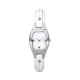 Fossil Women's JR9941 Skinny White Leather Strap White Analog Dial Watch