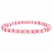Pink Cats Eye Beaded Stretch Bracelet Pink Cats Eye Beaded Stretch Bracelet