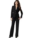 Tahari by ASL Two-Button Notched-Collar Pant Suit