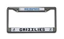 Memphis Grizzlies Chrome License Plate Frame