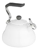 Kitchen Craft Le'Xpress Coloured Whistling Kettle 2.0 Litres - 'White'