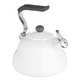 Kitchen Craft Le'Xpress Coloured Whistling Kettle 2.0 Litres - 'White'