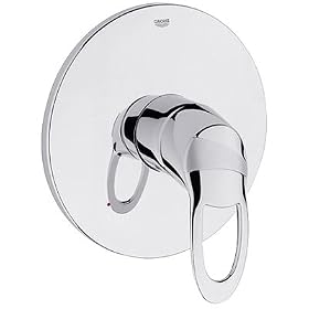 Click here to buy Grohe 19 183 000 Chiara Neu Pressure Balance Valve Trim, Chrome by Grohe.