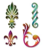 Spellbinders 4-Inch by 2-Inch Cutting and Embossing Dies, Symbology 1