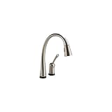980T-SS-DST, Delta Pilar Touch-Activated Single Handle Pull-Down Kitchen Faucet - Stainless Steel