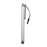 Silver Universal Capacitive Stylus Pen for Amazon Kindle Fire & Touch 3G, Apple iPad 2, iPhone 4s, Droid Bionic, Accessory for All TouchScreen Devices