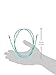 Denise Needles Interchangeable Knit and Crochet Long Cord, 40-Inch, Teal