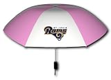 Rainmate Rainwear NFL St. Louis Rams Pink & White 42-Inch Folding Umbrella