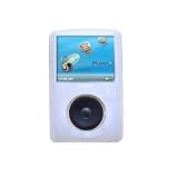 318 YVHnTwL. SL160  SANDISK SANSA MP3 Player CLEAR WHITE Premium Silicone Skin Protective Cover Case Sleeve + Armband