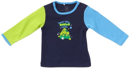 Baby - Jungen Sweatshirt 13385 TIM 304 - T-SHIRT LS Gr. 56 Blau BLUE 