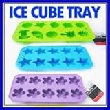 3 Silicone Ice Cube Maker Jelly Chocolate Cake Mold Tray New ! Variable trays