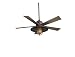Minka-Aire F582-ORB, Rainman Oil-Rubbed Bronze 54 Outdoor Ceiling Fan with Light & Wall Control