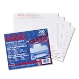 Printable Tab Inserts, 2 Tab, 1/5 Tab Cut, White ESS43290