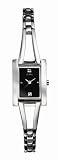 Guess Ladies Watch I80350L1 with Black Diamond Dial, Silver Colour Steel Bracelet and Steel Case