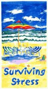 Surviving Stress Beach Towel