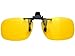 Besgoods Yellow Night Vision Polarized Clip-on Flip up Sunglasses Driving