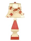 Nautical Candlestick Lamp in Red