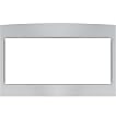 GE JX827SMSS DLX Trim Kit for Countertop Microwave Models PEM31& JEM25