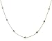14k Yellow Gold Bezel Set Smoky Quartz Station Necklace, 32