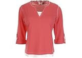 Plus Bay Studio Duet Roll Cuffed Top