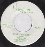 GLORY OF LOVE 7" (45) US KEYMEN 0 B/W BRING IT HOME (K109)