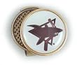 San Jose Sharks Hat Clip & Golf Ball Marker