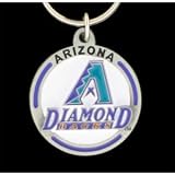 Zinc Team Logo Key Ring - Diamond Backs