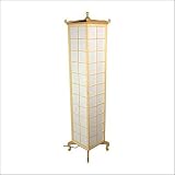 Oriental Furniture LMPKOBFLR-R Kobe Floor Lamp Color: Rosewood