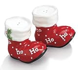 Santa Boots Novelty Salt and Pepper Shakers Set