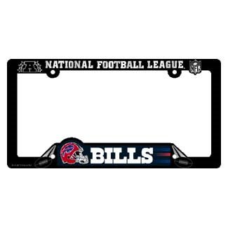Buffalo Bills Black Plastic License Plate Frame