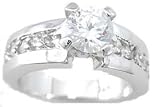 925 Sterling Silver CZ Ring