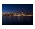 Chicago's Lakefront Skyline Scenic Photographic Poster Print by Steve Gadomski, 24x20