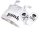 Spoilt Rotten - Punk Knot Hat & Skulls Scratch Mits Baby Set