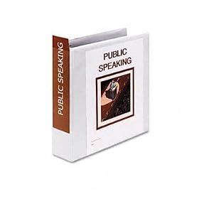 Vinyl ClearVue XtraValue Slant DRing Presentation Binder 2 Capacity White