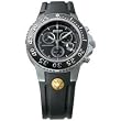 ASP Commander II Chrono, Black Dial, Rubber Band