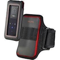 Belkin Sports Armband for Samsung K3 - Arm pack for digital player - neoprene, microfiber - black