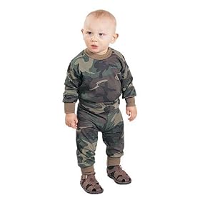 Infant Woodland Camo Pants, Available in Various Sizes