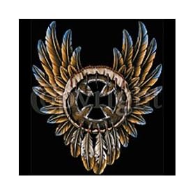 Choppers Cross and Feathers Adult T-Shirt