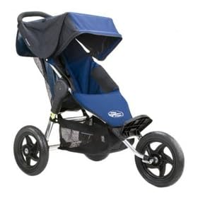 Q-Series Single Stroller with 12 inch Mag Wheels Color: Navy