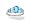 14K White Gold Genuine Oval Blue Topaz and Diamond 3-Stone Ring - Size 4