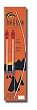 27 Inch Fiberglass Bow, 2 12 Inch  Arrows, With Rubber Safety Tips, Carded