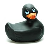 Big Teaze Toys Travel Size Black Rubber Ducky Bath  Shower Massager