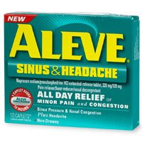 Aleve Sinus & Headache Caplets 10 Cp