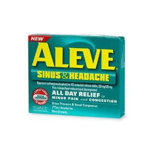 Aleve Sinus and Headache Caplets 10 Cp by 