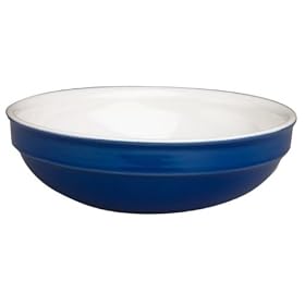 Emile Henry Provencal Individual Pasta Bowls, Set of 2, Azure Blue by Emile Henry