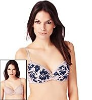 2 Pack Per Una Floral Print Padded B-DD Bras