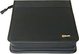 200 Disc Capacity Solid Black Polyvinyl CD/DVD Binder - QUANTITY OF 3 BINDERS - #CRY-67200 (Holder, Carrier, Storage, Portfolio, Organizer)