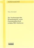 Zur Vorhersage des Kristallhabitus unter Fremdstoffeinfluss mittels PBC-Vektoren